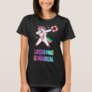 Lebensretter Shirt Einhorn Lebensretter Geschenk