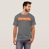 Lebensretter wählen T-Shirt (Vorne ganz)
