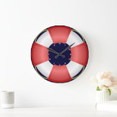 Lebensretterlifebuoy Seeuhr Große Wanduhr (Zuhause)