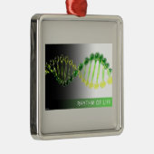 Lebensrhythmus Silbernes Ornament (Rechts)