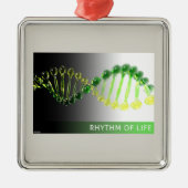 Lebensrhythmus Silbernes Ornament (Vorne)