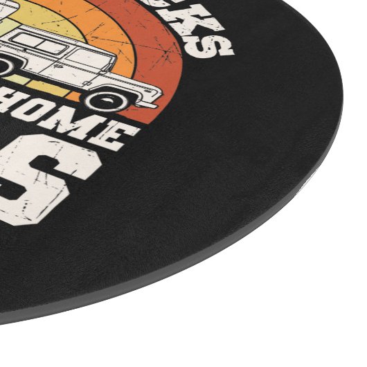 Lebensrockrollen tragen den Namen Camper Schneidebrett (Ecke)