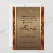 Lebenssaldo Sonnenbrennen Geburtstagspartei Einladung (Rückseite)