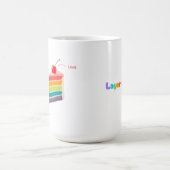 Lebensschichten - Rainbow Cake of Growth & Mindset Kaffeetasse (Mittel)
