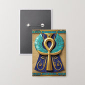 Lebensschlüssel Button (Vorderseite/Rückseite)