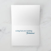 Lebensschnelle Geburtstagkarte Karte (Innenseite)