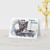 Lebensschnelle Geburtstagkarte Karte (Gelbe Blume)