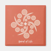 Lebensspirale Magnet (Vorne)