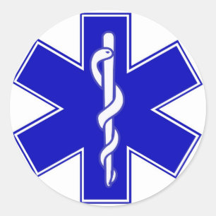 Lebensstar Runder Aufkleber