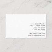 Lebensstern (dunkel) visitenkarte (Rückseite)