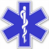 Lebensstern (EMT) Aufkleber (Vorderseite)