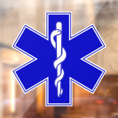 Lebensstern Fensteraufkleber (Blatt 2)