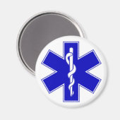 Lebensstern Magnet (Vorderseite/Rückseite)