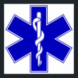 Lebensstern Poster<br><div class="desc">Medizinische Notfallausrüstung,  entwickelt von Terry Bain,  Copyright 2010. Text,  Schriftart und Hintergrundfarbe können nach Ihren Wünschen geändert werden. Verwirrt? Verwirrt? Frustriert? Brauchen Sie eine Hand? —Segnungen.</div>