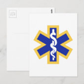 Lebensstern Postkarte (Vorne/Hinten)