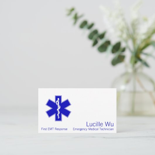 Lebensstern Visitenkarte (Stehend Vorderseite)