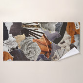 Lebensstil Atmosphärenfarbe grau, braun, schwarz u Badehandtuch (Badehandtuch)