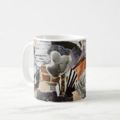 Lebensstil Atmosphärenfarbe grau, braun, schwarz u Kaffeetasse (Vorderseite Links)