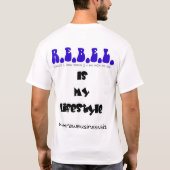 Lebensstil T-Shirt (Rückseite)