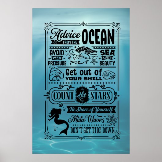 Lebensstunden aus dem Meer Poster (Vorne)