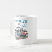lebenssüchtig kaffeetasse (Vorderseite Links)