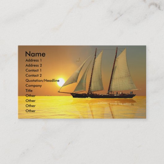 LEBENSUNTERNEHMENSKARTE VISITENKARTE (Vorderseite)