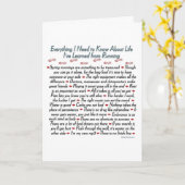 Lebensunterricht am Besten aus Glück Karte (Gelbe Blume)