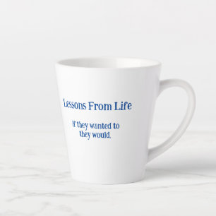Lebensunterricht Latte Tasse