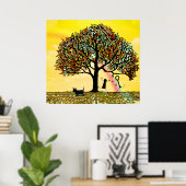 Lebensverlängerung Poster (Heimbüro)