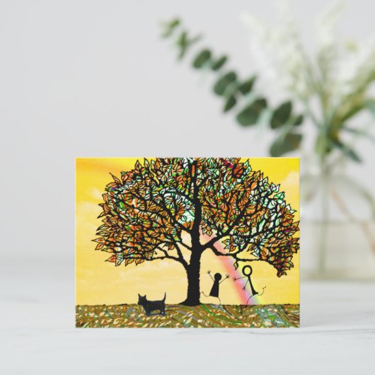 Lebensverlängerung Postkarte (Stehend Vorderseite)