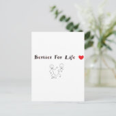 Lebensversicherungen Postkarte (Stehend Vorderseite)