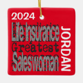 Lebensversicherungsanstalt Extraordinaire CUSTOM Keramikornament (Vorderseite)