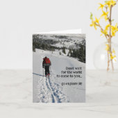 Lebensversicherungskarte erkunden karte (Gelbe Blume)