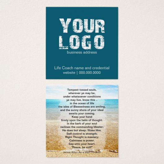 Lebensversicherungskarten (Vorne & Hinten)