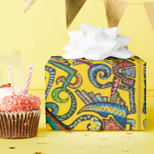 Lebenswackelpapier Geschenkpapier