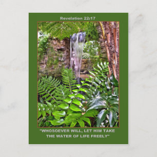 LEBENSWASSER Postkarte