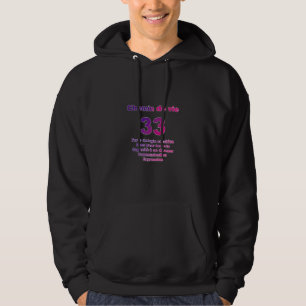 Lebensweg 33 mit Schlüsselwörtern Hoodie