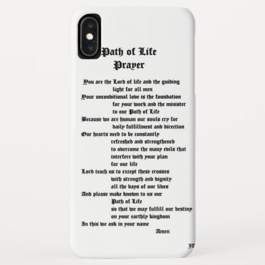 Lebensweg Case-Mate iPhone Hülle (Rückseite)