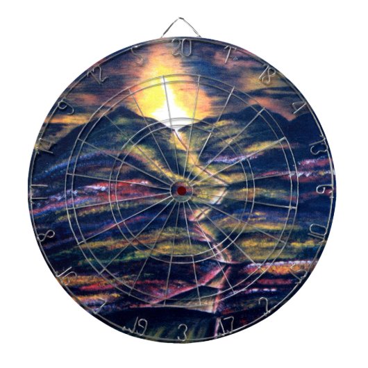 Lebensweg" Dartscheibe (vorne)