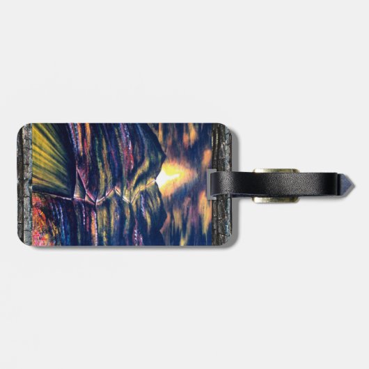 Lebensweg Gepäckanhänger (Rückseite horizontal)