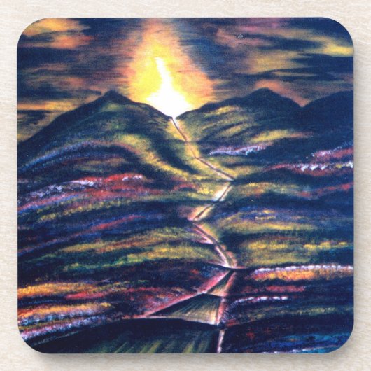 Lebensweg Getränkeuntersetzer (Vorderseite)