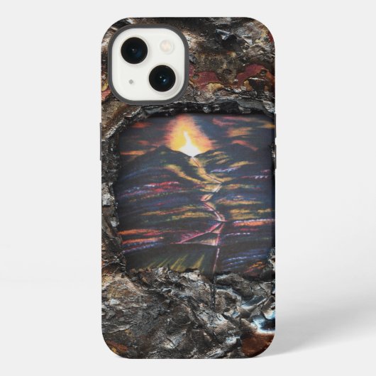 Lebensweg iPhone Hülle (Rückseite)