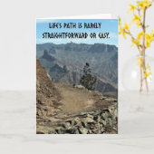 Lebensweg. Karte (Gelbe Blume)