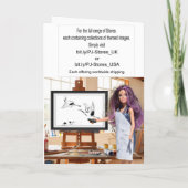 Lebensweg. Karte (Rückseite)