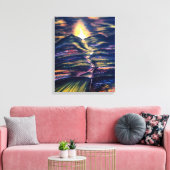 Lebensweg Leinwanddruck (Insitu (Wohnzimmer))