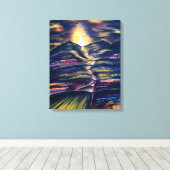 Lebensweg Leinwanddruck (Insitu (Holzboden))