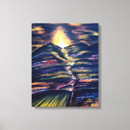 Lebensweg Leinwanddruck