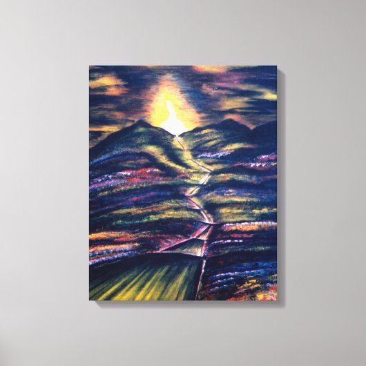 Lebensweg Leinwanddruck (Vorderseite)