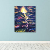 Lebensweg Leinwanddruck (Insitu (Holzboden))