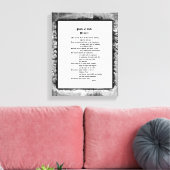 Lebensweg Leinwanddruck (Insitu (Wohnzimmer))